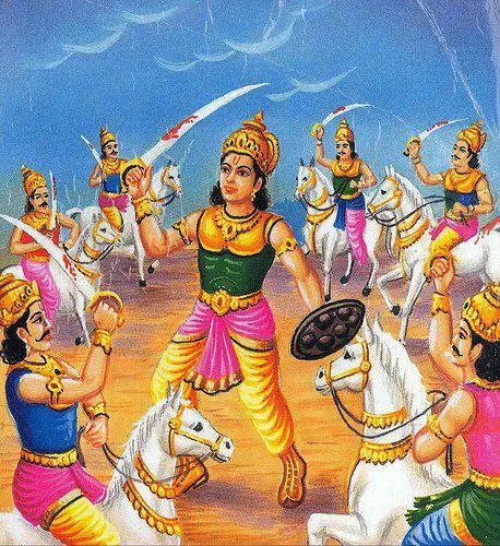 કુંતા અભિમન્યુને બાંધે અમ્મર રાખડી રે