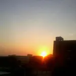 Sun Set at Madhavpur Ghed