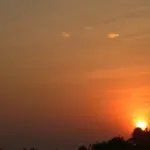 Sun Set at Madhavpur Ghed