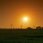 Sun Set at Madhavpur Ghed