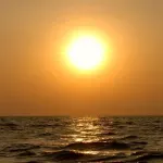 Sun Set at Madhavpur Ghed
