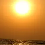 Sun Set at Madhavpur Ghed