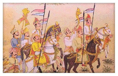 ગઢ ફરતે ઘોર ઘમસાણ ગાજે