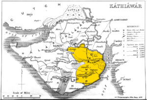 1855 Map of Gohilwad